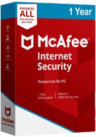 McAfee Internet Security 10 PCs 1 Year