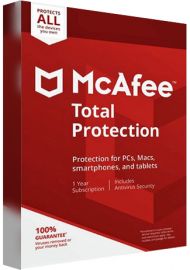 McAfee Total Protection 10 PCs - 1 Year