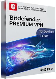 Bitdefender Premium VPN - 10 Devices - 1 Year [EU]