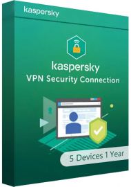 Kaspersky VPN Secure Connection - 5 Devices - 1 Year [EU]