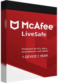 MCAfee Life Safe - 1 Device - 1 Year
