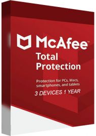 McAfee Total Protection - 3 Devices - 1 Year