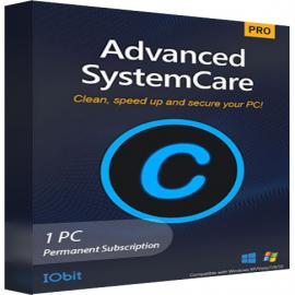 Advanced SystemCare 15 Pro - 1 PC (Lifetime Subscription)